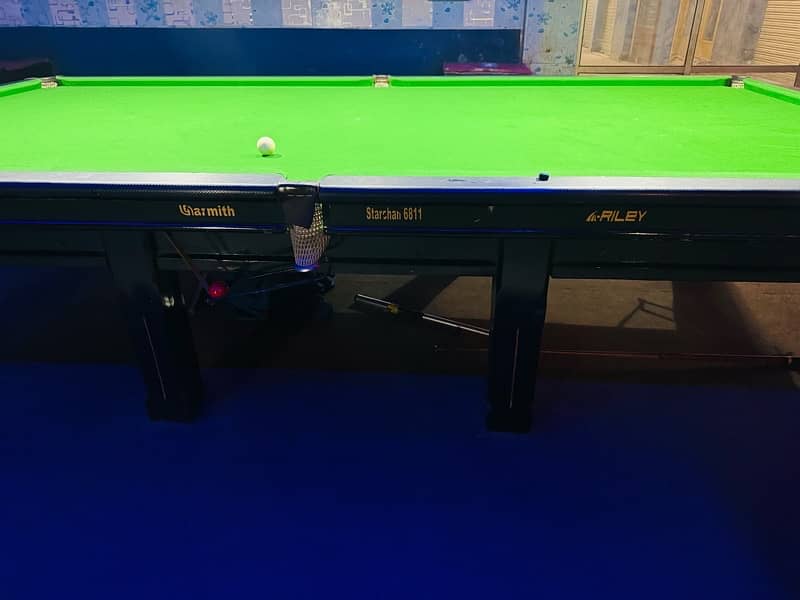 Very Good condition RILEY Snooker Table 6’ x 12’ 4