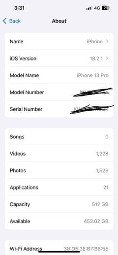 IPhone 13 Pro unlock non 512 gb