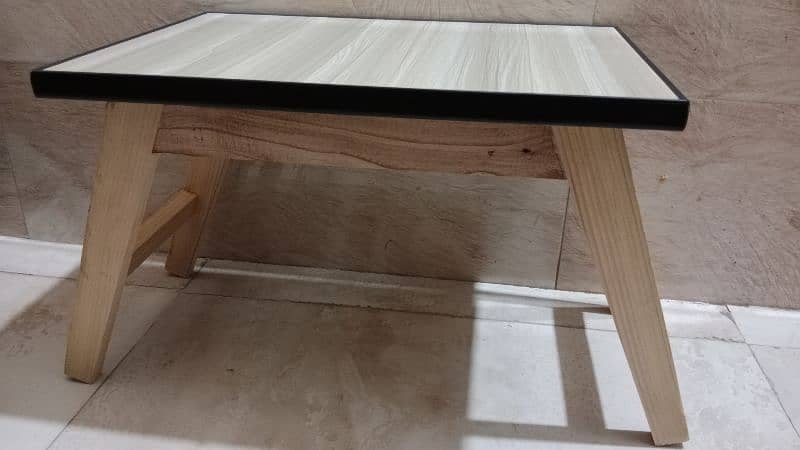 Small Wooden Comfy Table for studying and eating 1