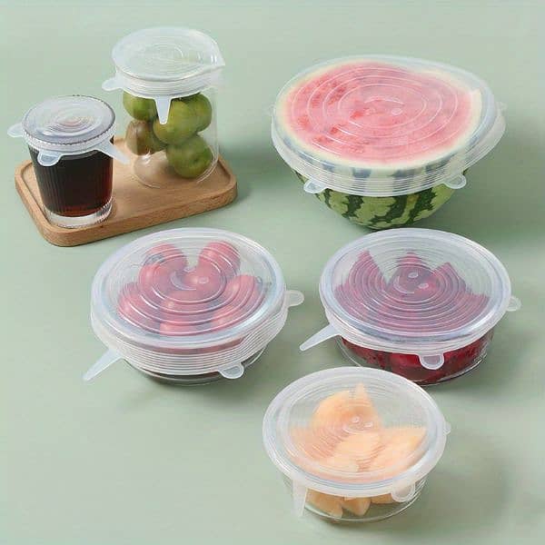 6-Pack Silicone Stretch Lids 1