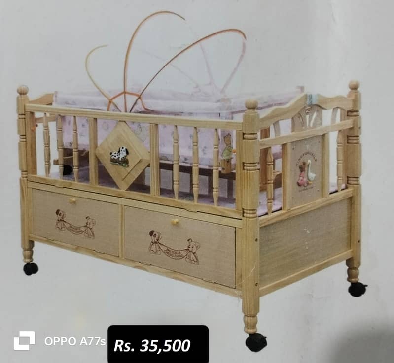 Baby cot | wooden cot | kids bed | kids crib coat | Kids Furniture 4