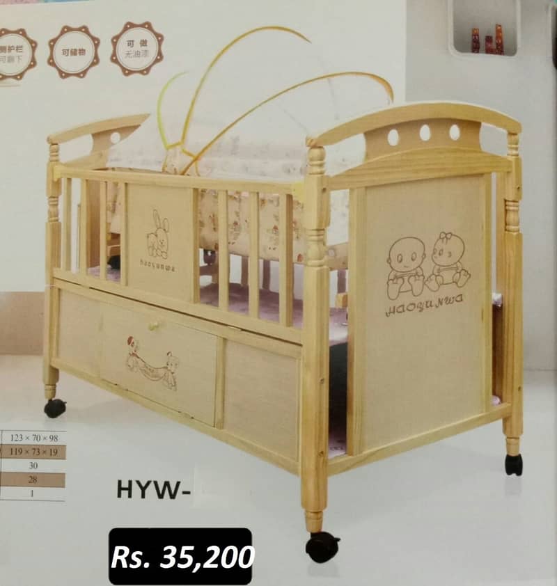 Baby cot | wooden cot | kids bed | kids crib coat | Kids Furniture 11