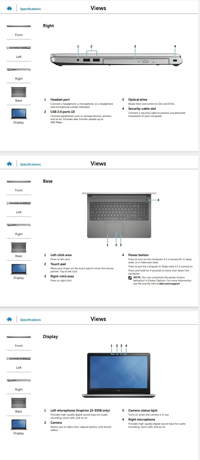 Dell Inspiron 5558 15.6" Touch 8GB/1TB 7