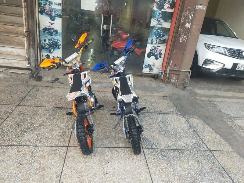 Latest 124cc Sports Mini Dirt Bikes & Atv Quad Delivery In All Pak 2