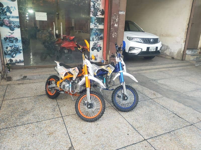 Latest 124cc Sports Mini Dirt Bikes & Atv Quad Delivery In All Pak 4