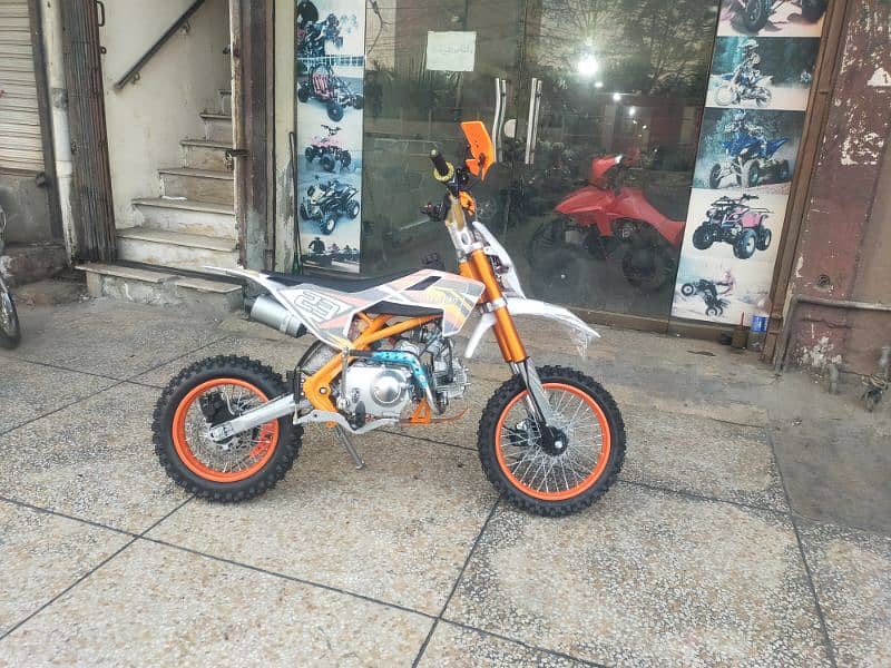 Latest 124cc Sports Mini Dirt Bikes & Atv Quad Delivery In All Pak 6