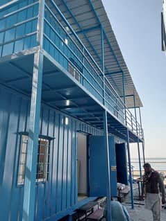 double story container office container prefab struture joint containe