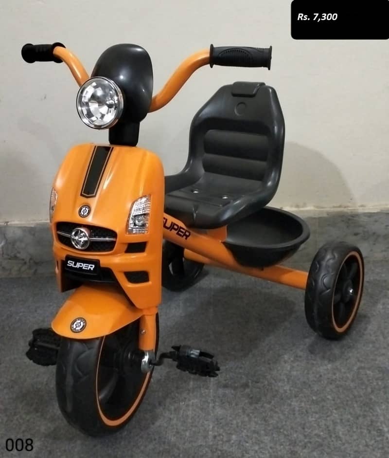 Kids Tricycles | Baby 3 wheel cycles | 4 light and music | Pohish seat 3