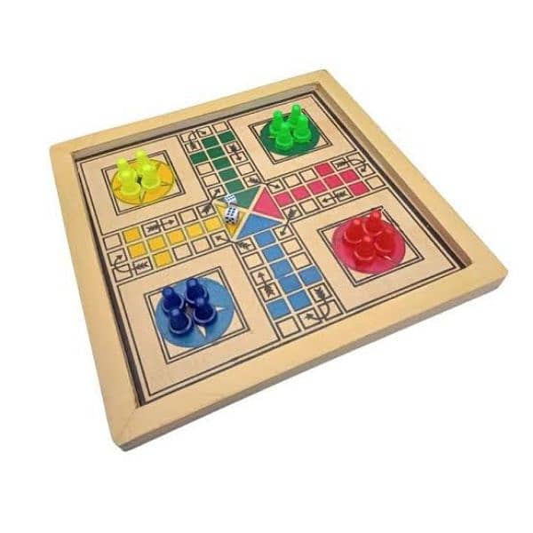 Wooden ludo 0