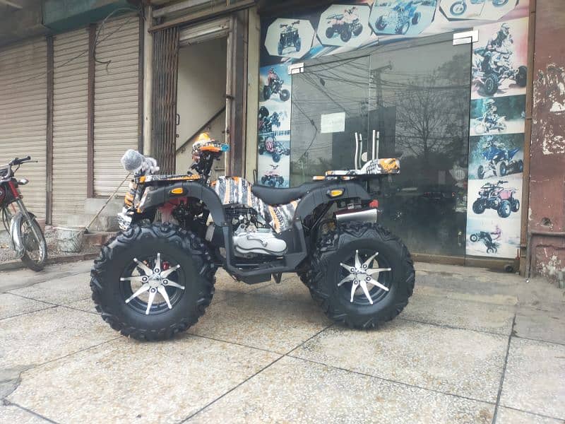 Monster 250cc Auto Engine Atv Quad 4 Wheels Bikes Delivery In All Pak 5