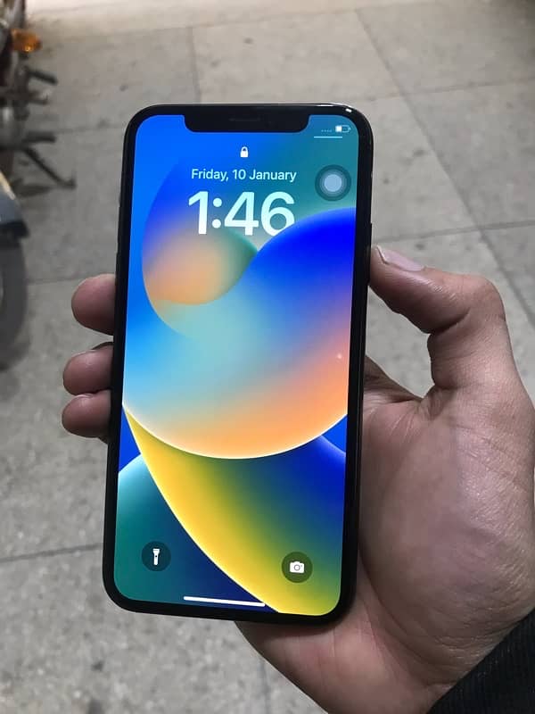 iPhone X ni  pta factory unlocked 256gb Exchange possible 3