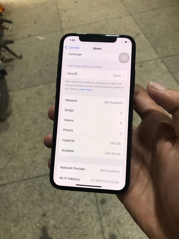 iPhone X ni  pta factory unlocked 256gb Exchange possible 5