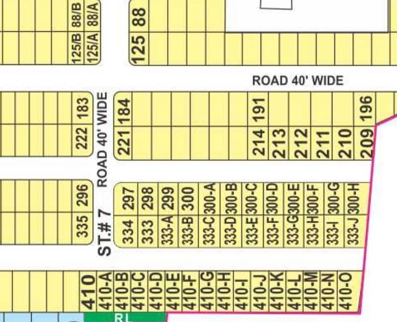 OPEN FORM 10 MARLA BUILDER LOCATION PLOT TULIP BLOCK BAHRIA TOWN 1