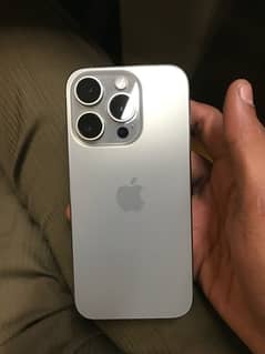 Iphone 15 pro 128gb jv with box natural titanium