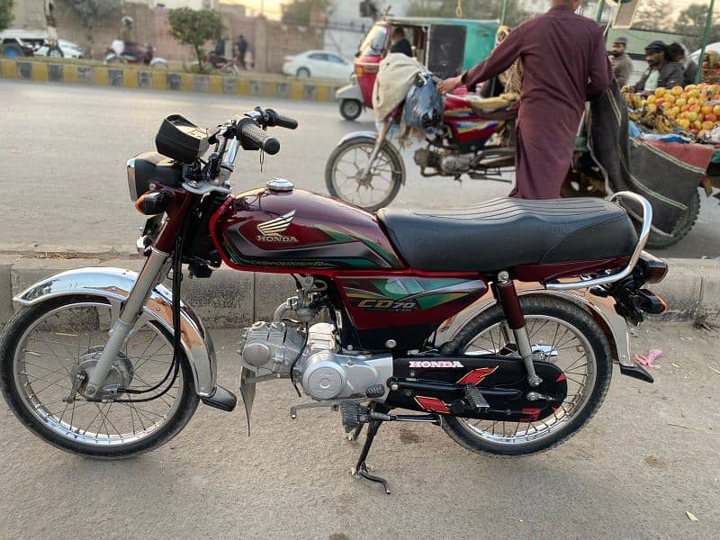 Honda CD 70 for Sell only Whatsapp 03168577331 2