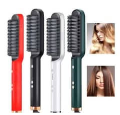 hair straightener brush hair brush electric