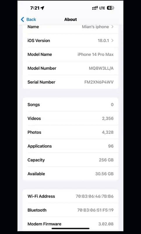 iphone 14 pro max 256gb complete box pta approved 3