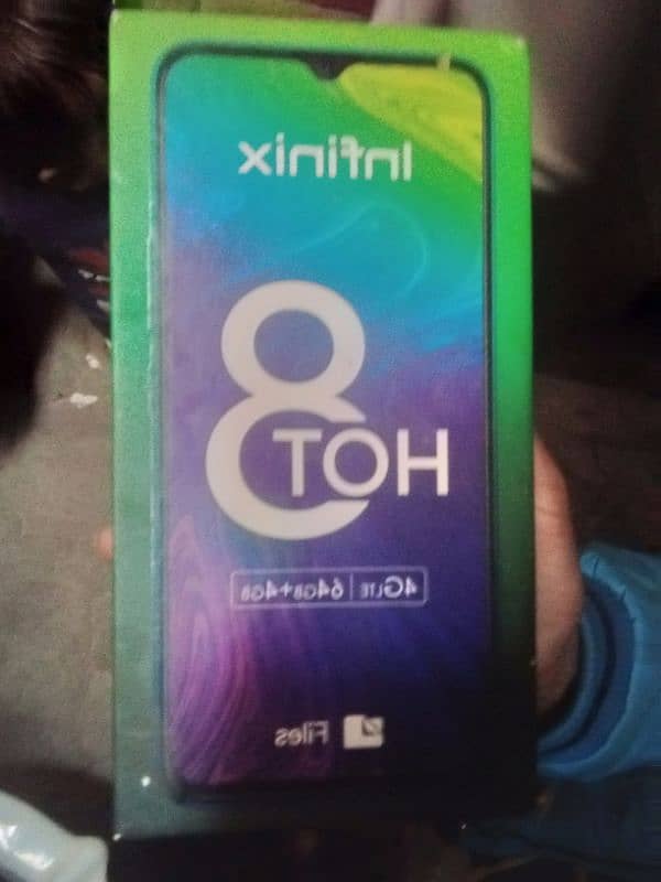 infinix hot 8 4/64 condition 10/9 box n cabel 0