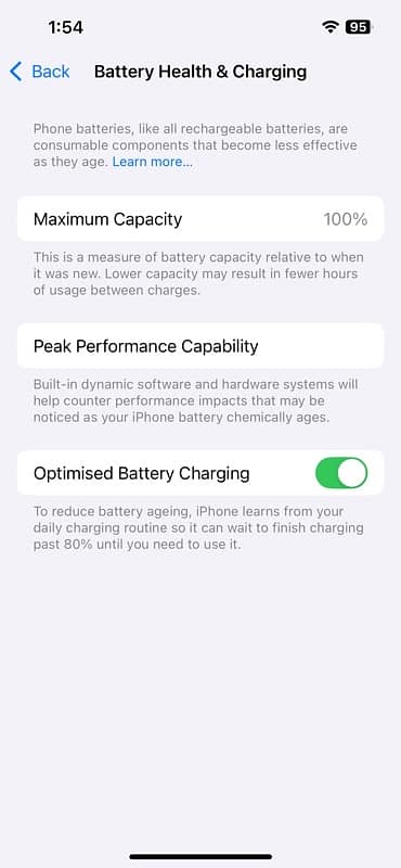 iPhone 14 battery health 100 8