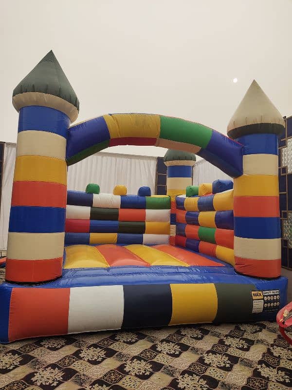 jumping castle Jumping slide available Rent Multan Pakistan 0