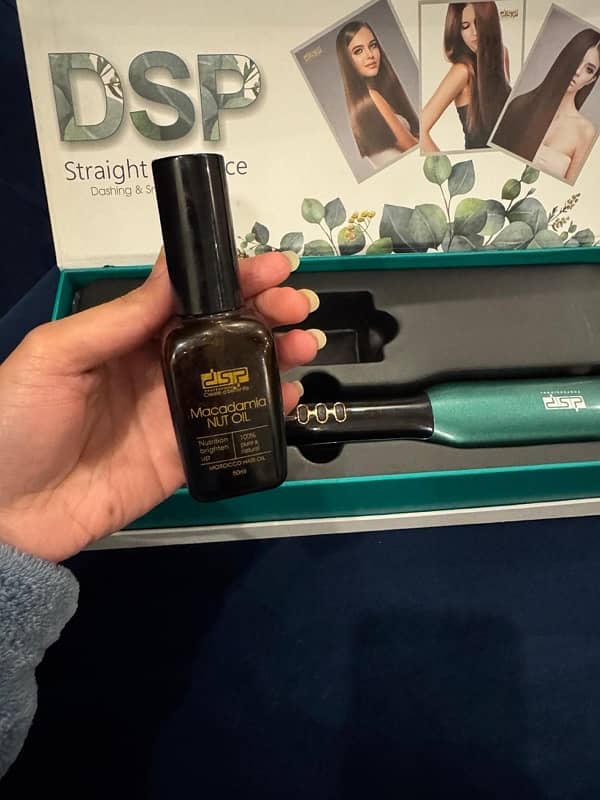 Dsp straightner with full packaging and box with serum 2