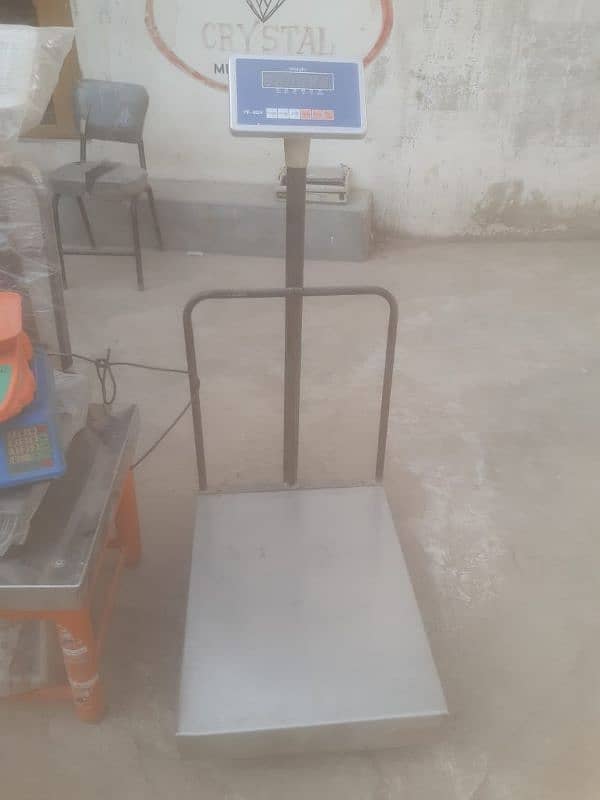 500kg scale , steel frame scale, 18" 24" size, 500kg platform 0