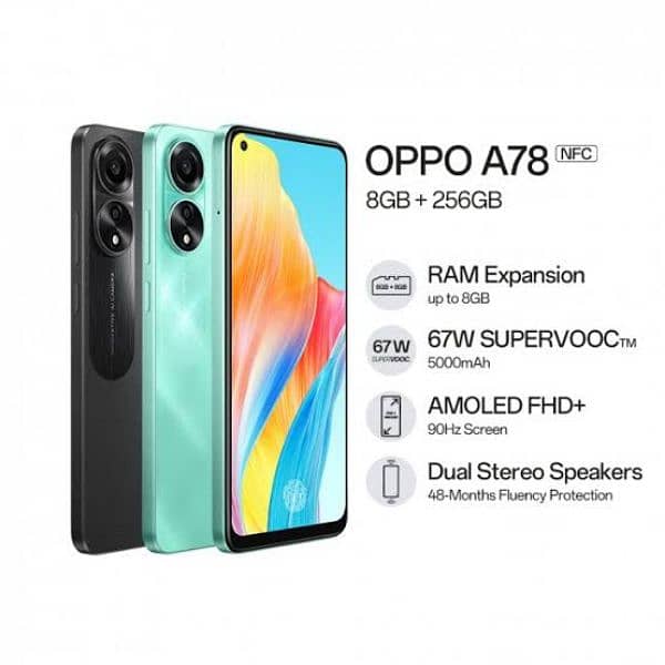 Oppo A78 Brand New 10/10 1