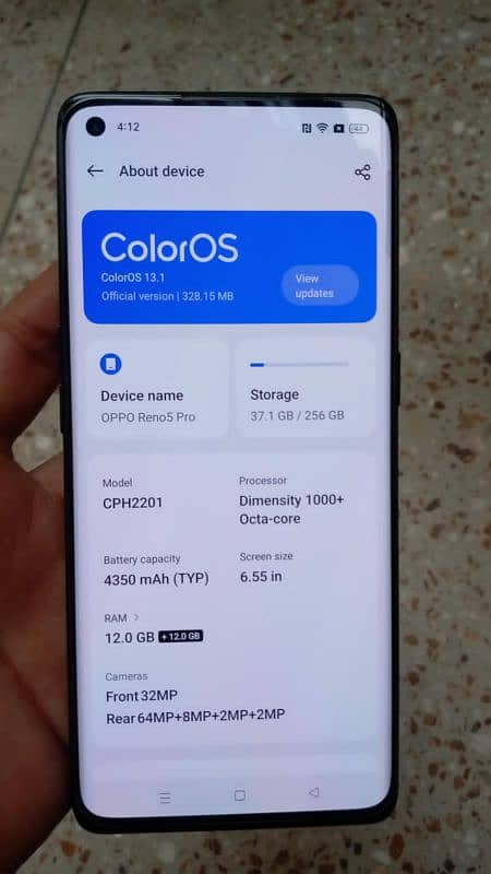 Oppo Reno 5 pro 12+12Gb RAM 256Gb 0