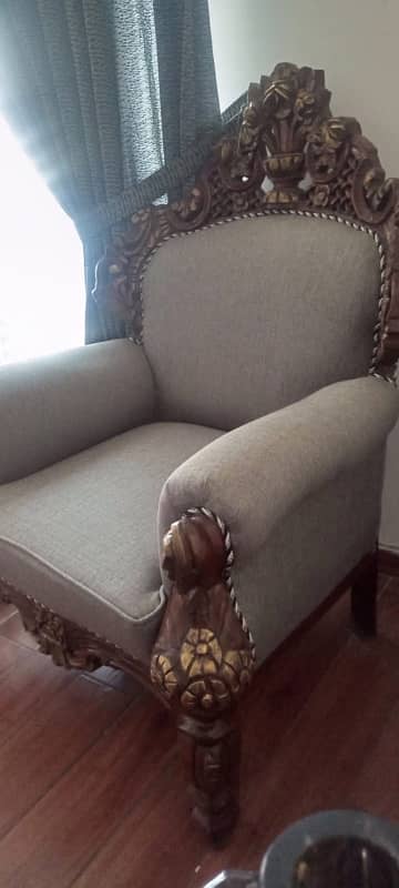 pure sheesham wood sofa set 1