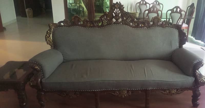 pure sheesham wood sofa set 2