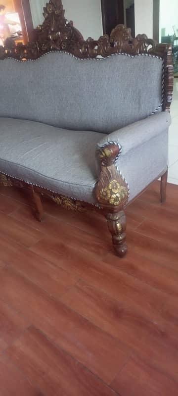 pure sheesham wood sofa set 3