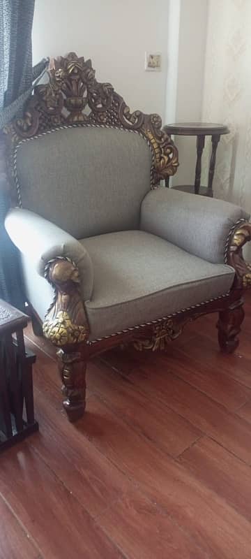 pure sheesham wood sofa set 6