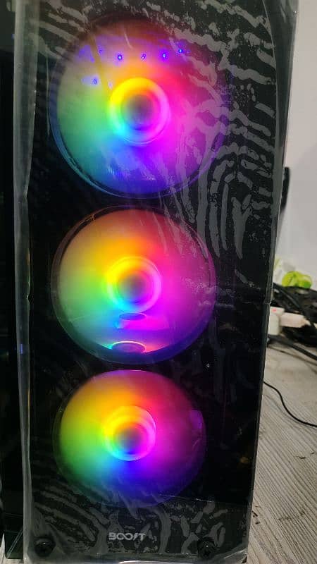 gaming pc rgb core i7 4th gen with rx 580 8gb pubg tekken editing 0