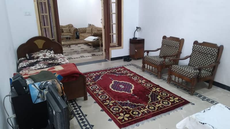 10 Marla New Fresh Single Storey House With Basement Big Hall For Sale 9