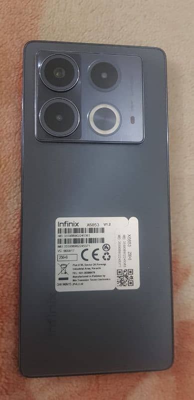 infinx note40 8/256 full warranty with tws 5.1 blue tooth 1