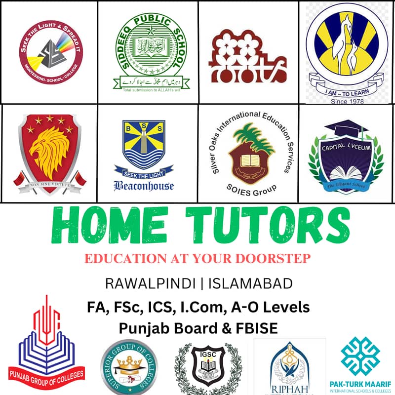 Home Tutor-Online Tutor-Home Tution-O/A level-Matric-IGCSE,English 0