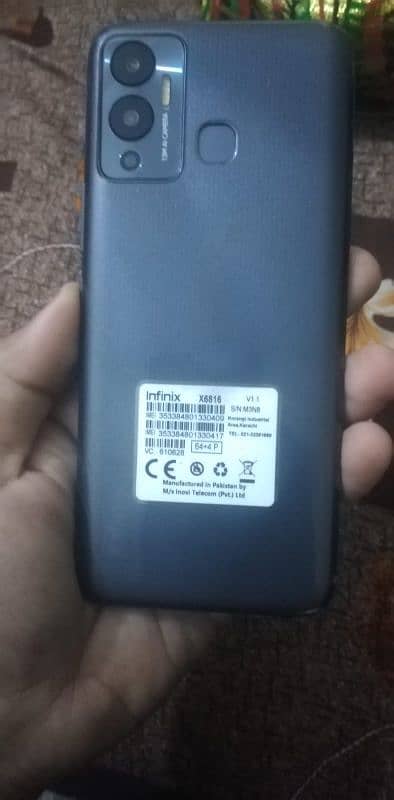 Infinix Hot 12 Play 4/64 ,10/10 condition original charger 1