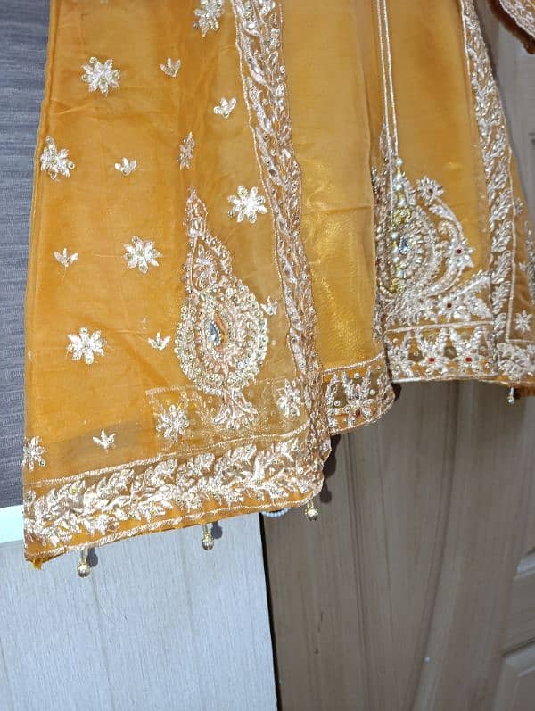 BRAND NEW MUSTARD OUTFIT WITH TRENDING SHARARA PANTS 1