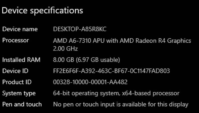 Lenovo AMD A6 7310 2