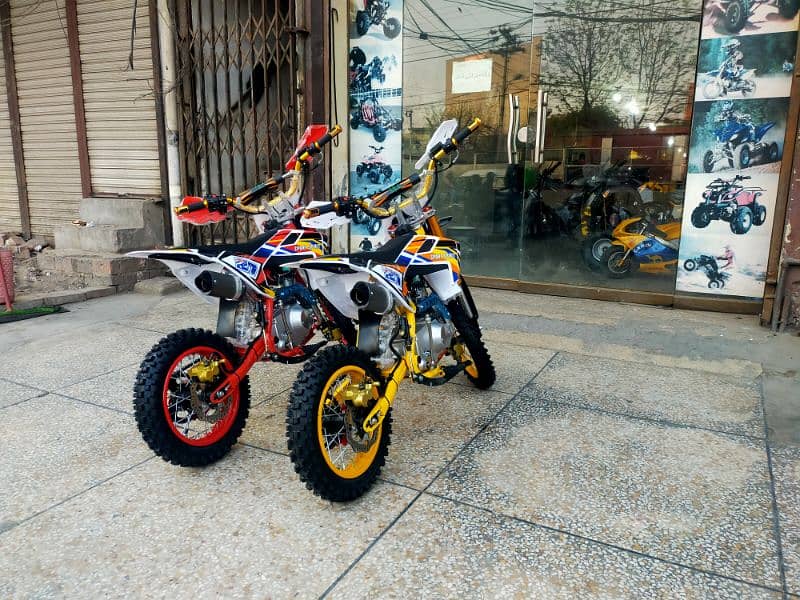 124cc Sports Mini Dirt Bikes &Atv Quad Delivery In All Pakistan 1