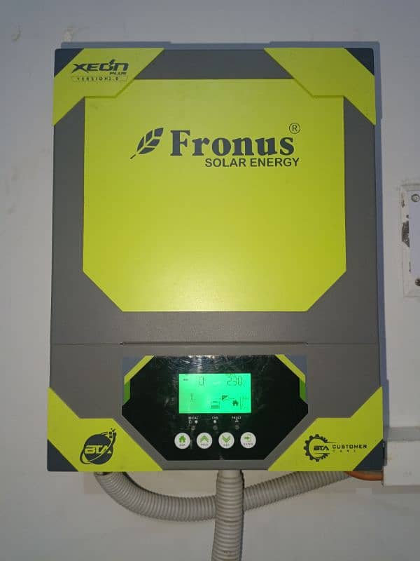 Fronus 1600watt inverter single battery wala 0