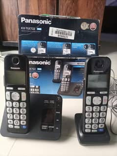 BRAND NEw PANASONIC TWIN CORDLESS PHONE+INTERCOM FREE DELIVERY