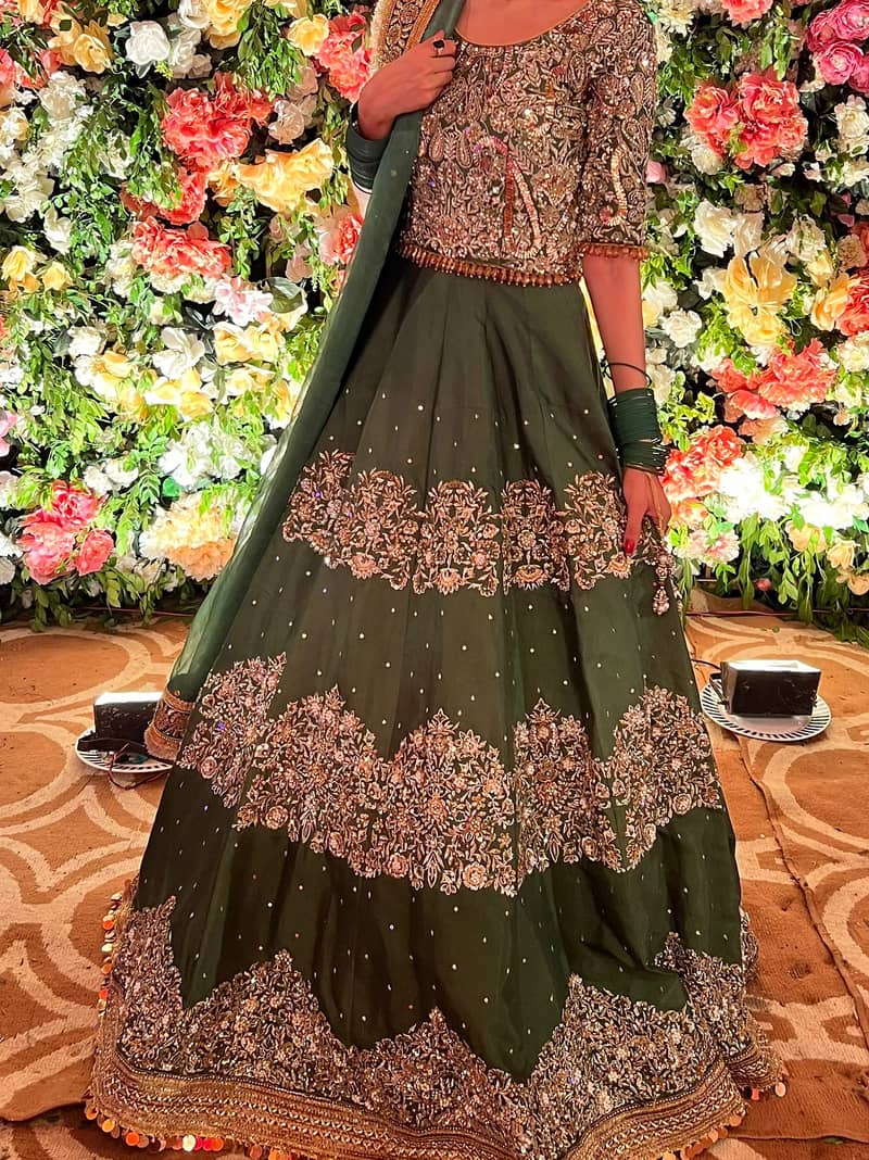 Green Lehnga Choli 0