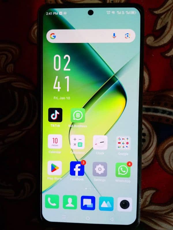 infinix not 30 pro 8/256 10by10 PTA ok only mobile 4