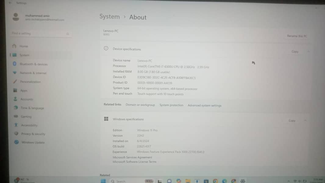 Lenovo Yoga 500 I7 6gen 3