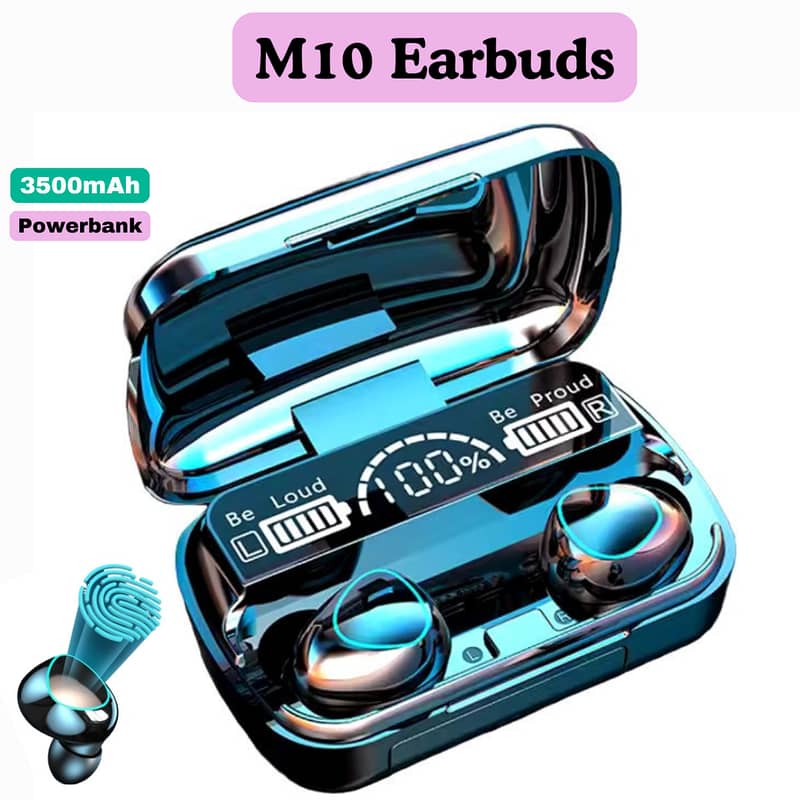 M10 TWS Bluetooth Air Buds 3