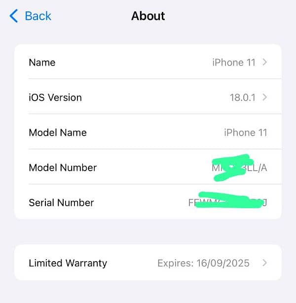 Iphone 11 64gb factory unlocke in apple warranty 5