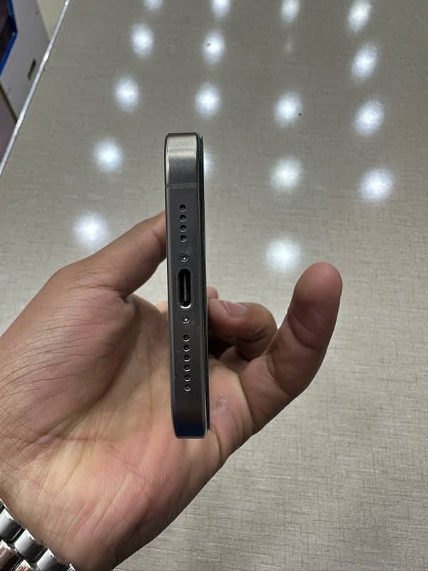 iphone 15 pro max natural titanium (jv) for sale with box 10/10 ! 6