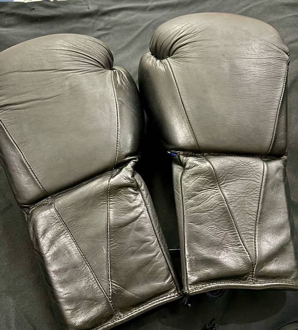 Winning Lace-up Boxing  leather Gloves 1