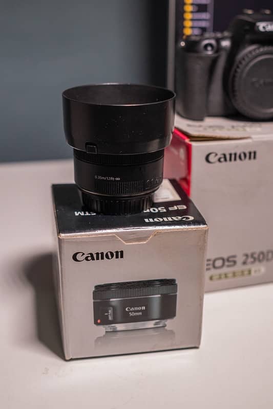 Canon 250D + Canon 50mm f1.8 + sigma 17-50 f2.8 1